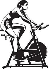 Spin Yoga Exercise bike picture